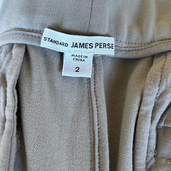 James Perse Cotton Jersey Pull-On Pants Shadow Grey Size Medium / 2 - Picture 14 of 16